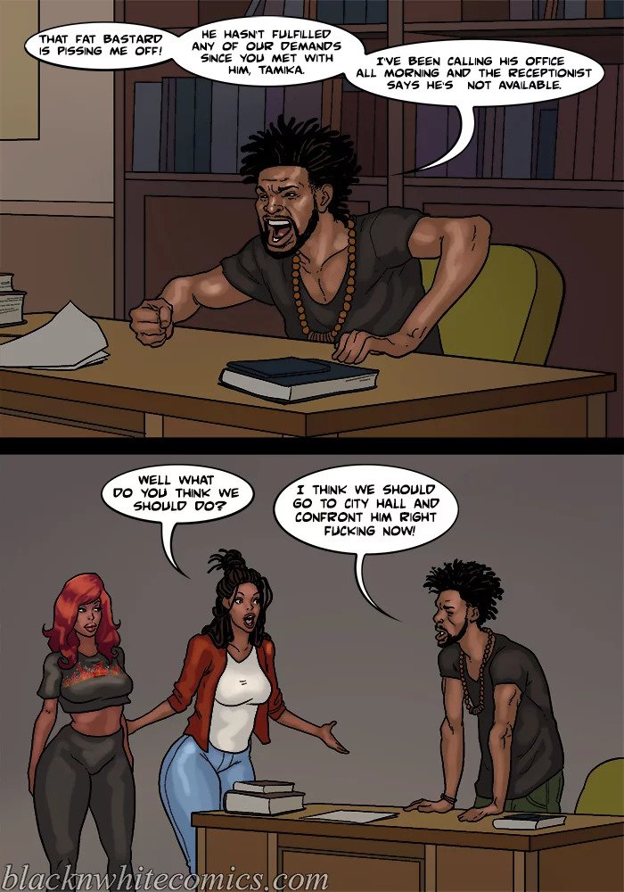 BlacknWhite - The Mayor 4, Interracial â€¢ Free Porn Comics