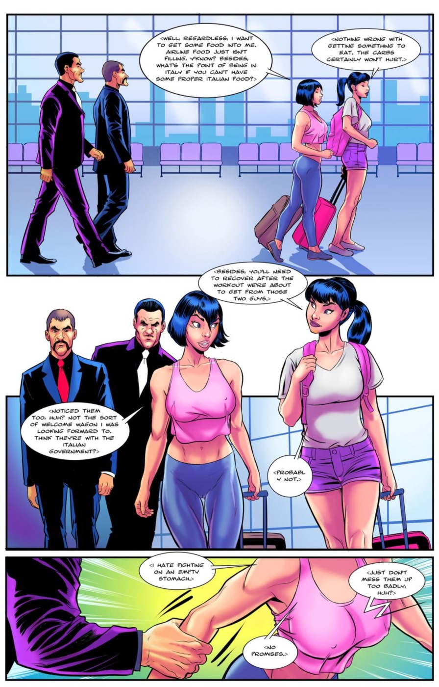 [botcomics] Giantess Fight Issue 1 • Free Porn Comics