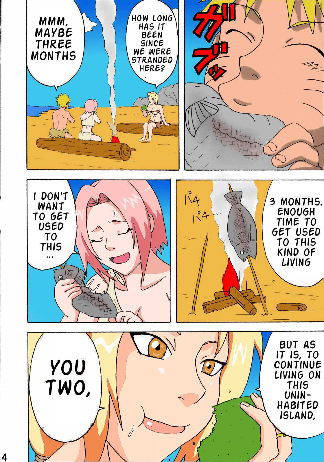 Naruto va Tsunade porno komikslari: Jungle Party