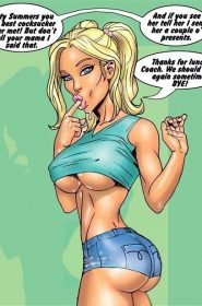185px x 280px - Two Hot Blondes hunt for big black Cocks â€¢ Free Porn Comics