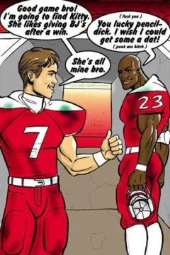 Two Hot Blondes Bet On Big Black Cocks (5)