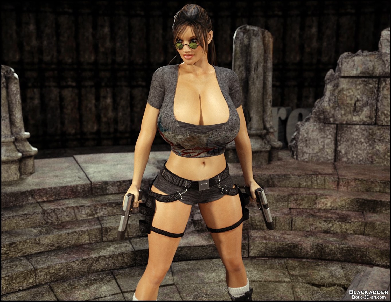 Blackadder Lara Croft 3d Porn Cum - Blackadder - Monster Sex 6 â€¢ Free 3D Porn Comics Online