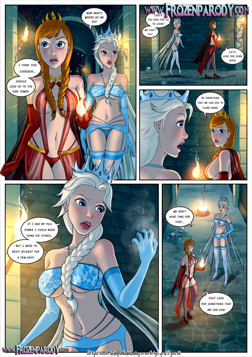 Elsa x anna porn comics