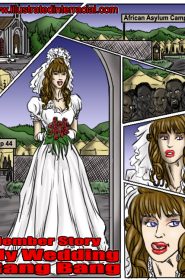 Illustrated interracial- My Wedding Gang Bang (1)