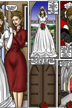 Illustrated interracial- My Wedding Gang Bang (4)