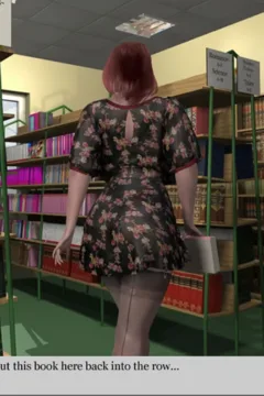 3Darlings – Model Nadia at the Library (11)