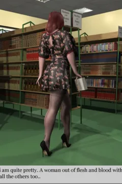3Darlings – Model Nadia at the Library (5)