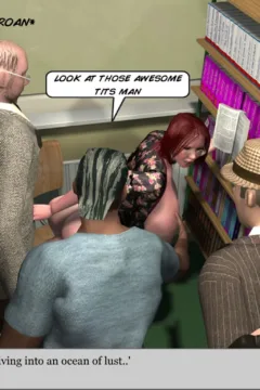 3Darlings – Model Nadia at the Library (66)