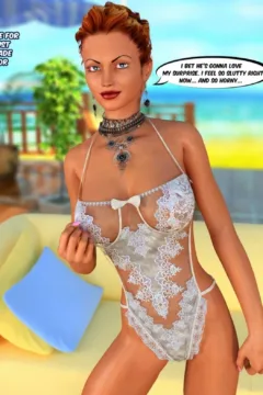 Interracialsex3D- Hawaiian Honeymoon Cuckold Gangbang (10)