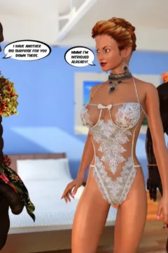 Interracialsex3D- Hawaiian Honeymoon Cuckold Gangbang (14)