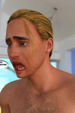 Interracialsex3D- Hawaiian Honeymoon Cuckold Gangbang (25)