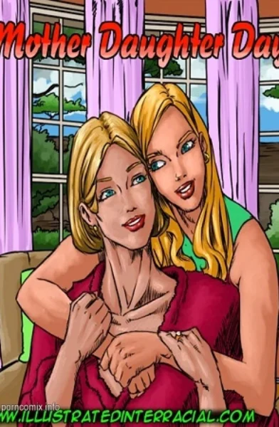 illustrated interracial- Mother Daughter Day- xyz