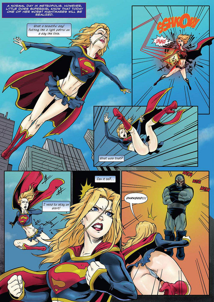 Supergirl Cartoon Porn Bondage - Supergirl's Last Stand- R-EX â€¢ Superheroine Porn Comics
