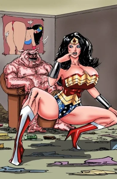 Superposer- Wonder Woman vs Porkum