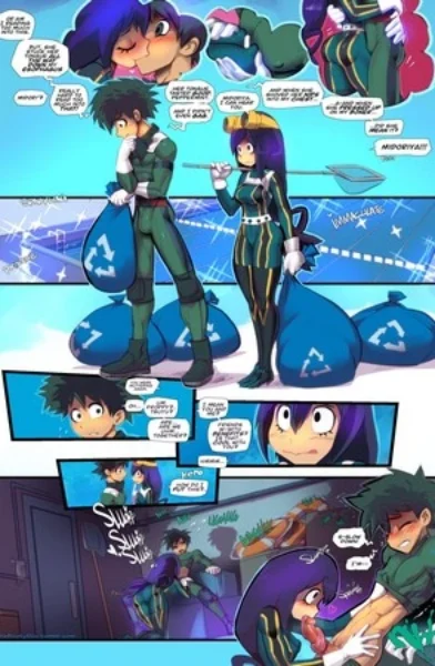 Deku and Froppy SMASH!- xyz