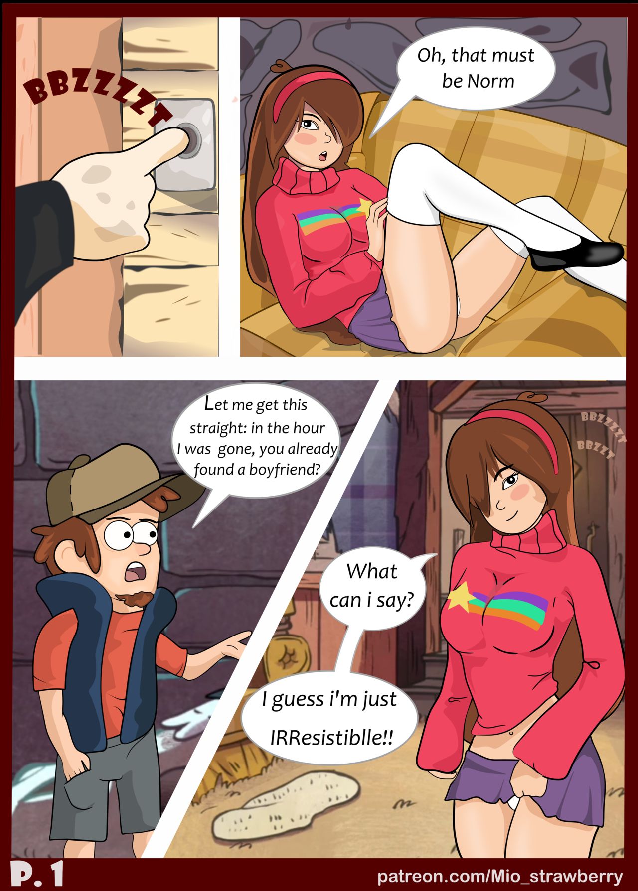 1280px x 1789px - Gravity Falls- The Queen of Gnomes, Busty Milf â€¢ Free Porn Comics