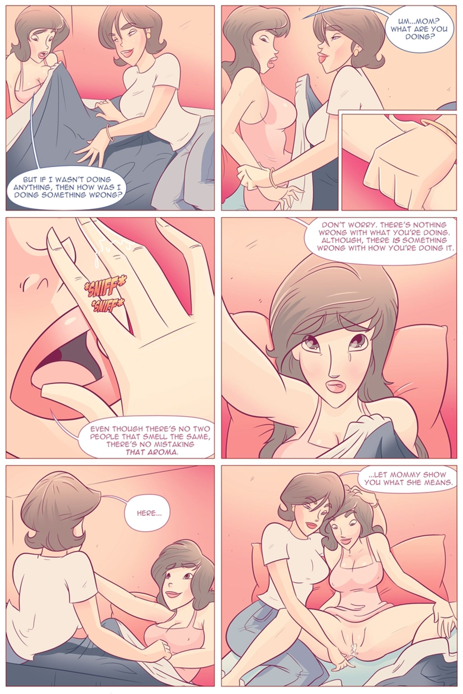 Lesbian Incest Cartoons - Laz - Lesson One â€¢ Free Incest Porn Comics