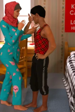 Hijab 3DX- Losekorntrol – Valentine (11)