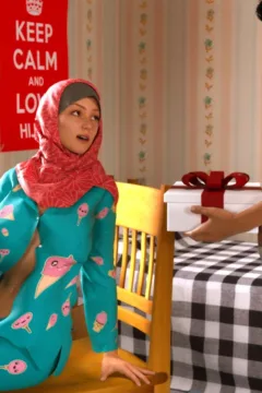 Hijab 3DX- Losekorntrol – Valentine (21)