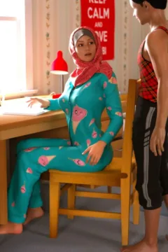 Hijab 3DX- Losekorntrol – Valentine (4)