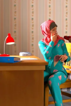 Hijab 3DX- Losekorntrol – Valentine (5)