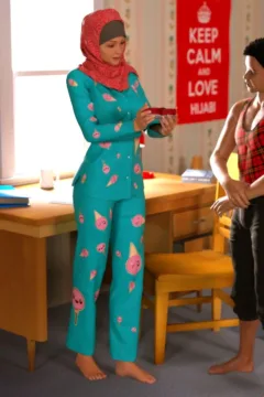 Hijab 3DX- Losekorntrol – Valentine (6)