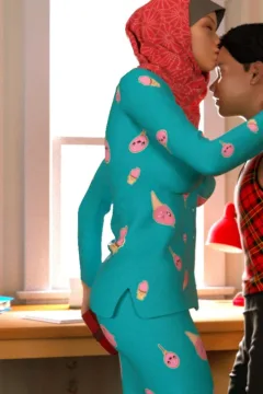 Hijab 3DX- Losekorntrol – Valentine (8)