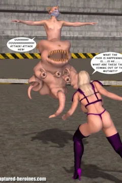 Captured Heroines- Phantom vs. Stringy Meat (5)