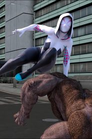 Megaparodies- Spider Gwen X Rhino- x (9)