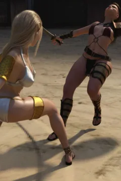 Sarubo3d- Elf vs Barbarian- x (19)