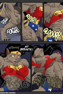 Locofuria – Anthro Wonder Woman vs Werewolf- x (16)
