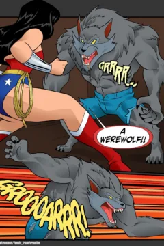Locofuria – Anthro Wonder Woman vs Werewolf- x (6)