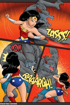 Locofuria – Anthro Wonder Woman vs Werewolf- x (7)