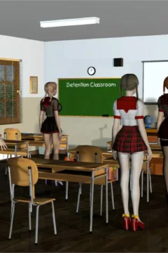 Lynortis- Dickgirl School – Detention Class- x (7)