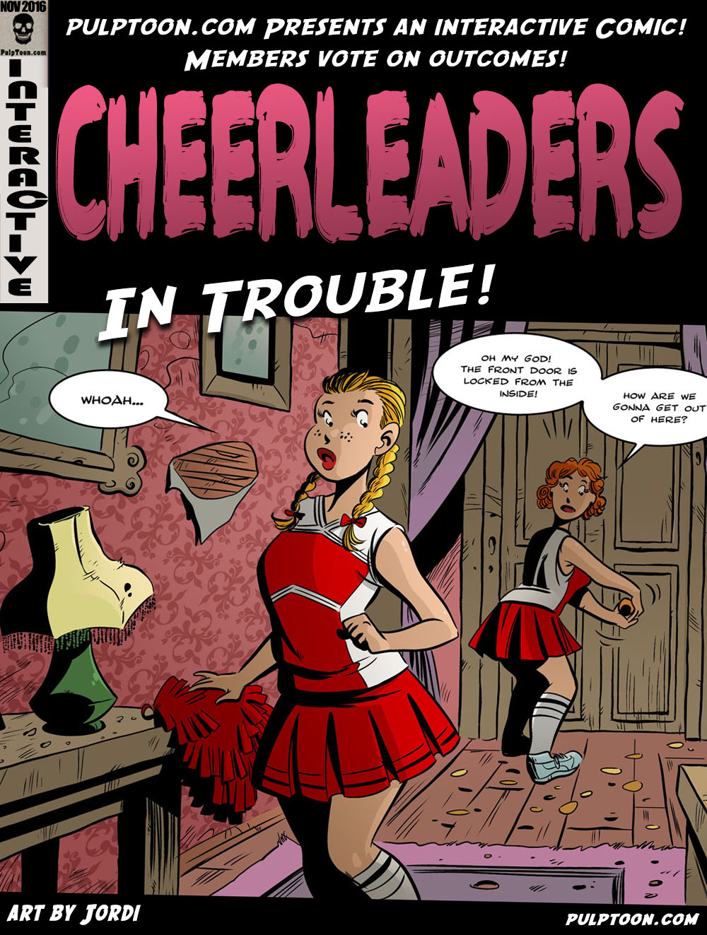 Cheerleaders Lesbian Porn Comics - Cheerleaders in Trouble - Continued â€¢ Free Porn Comics