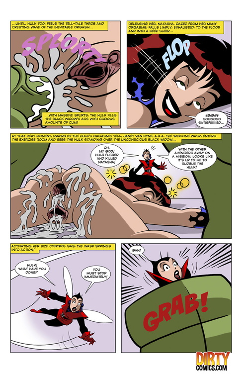 Avengers Wasp Porn Comic - Dirtycomics - The Mighty xXx-Avengers â€¢ Free Porn Comics