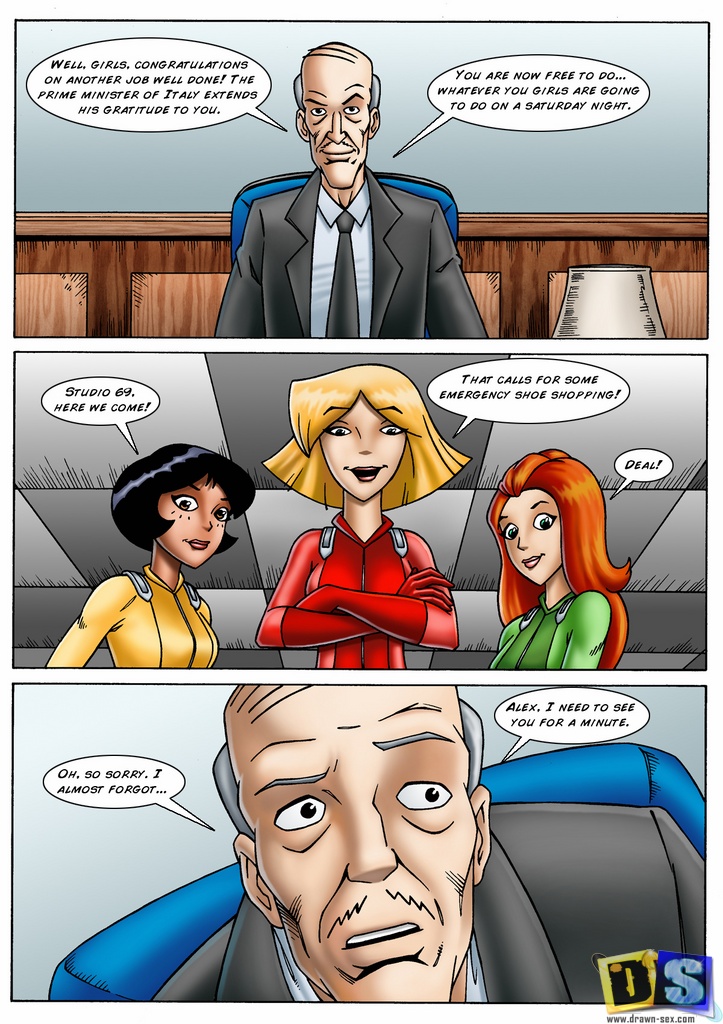 723px x 1024px - Totally Spies - A Few Minutes With Alex â€¢ Free Porn Comics