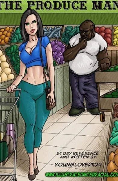 Illustratedinterracial - The Produce Man