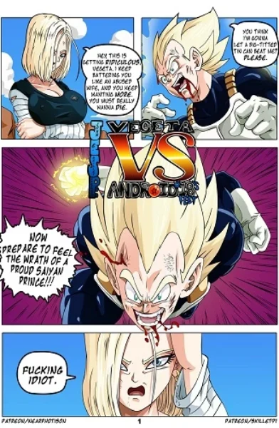 [Skillet91] Vegeta VS Android 18's Feet (Dragon Ball Z)