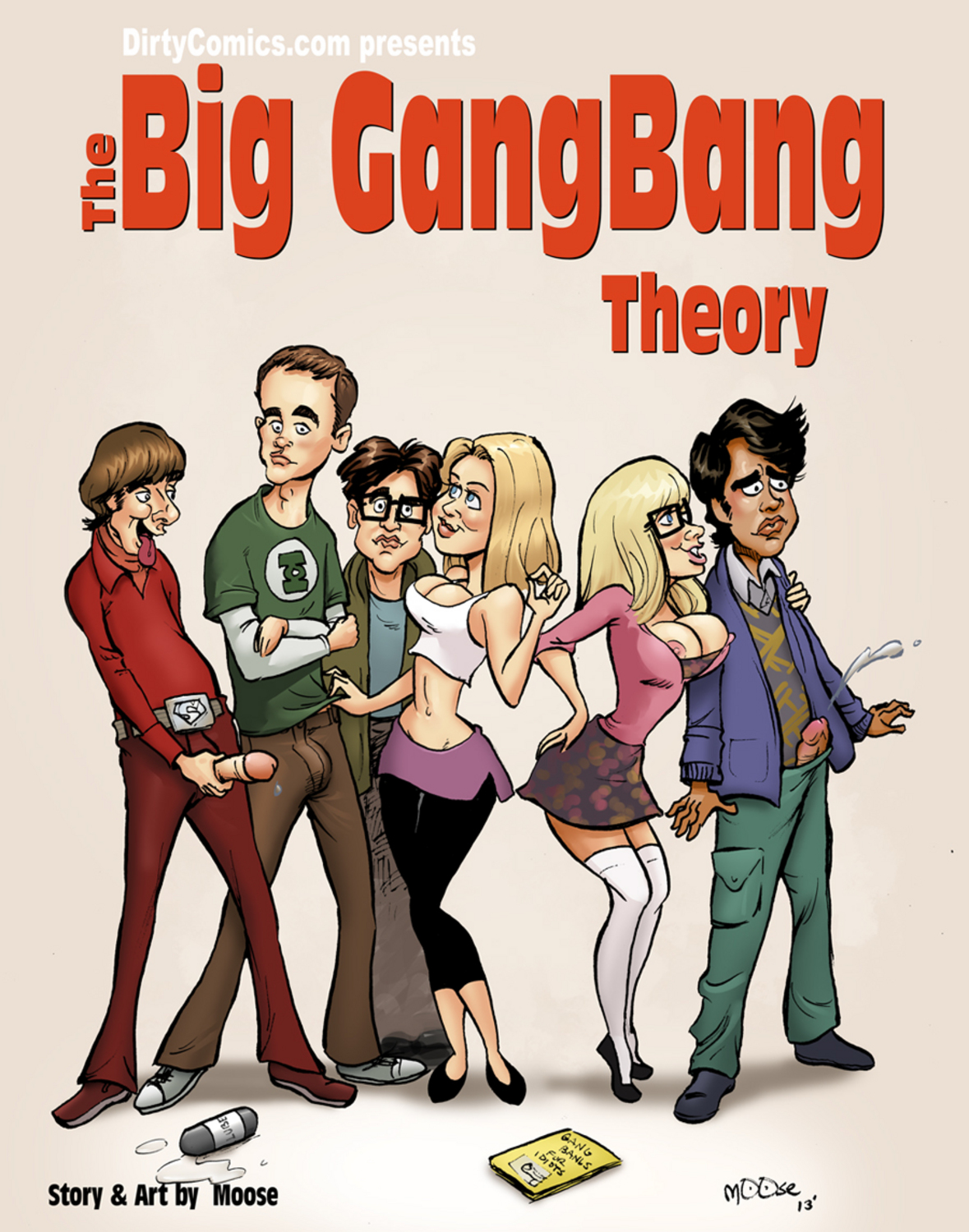 Gangbang Cartoon Porn - Dirtycomics â€“ The Big Gang Bang Theory (Moose) â€¢ Free Porn Comics