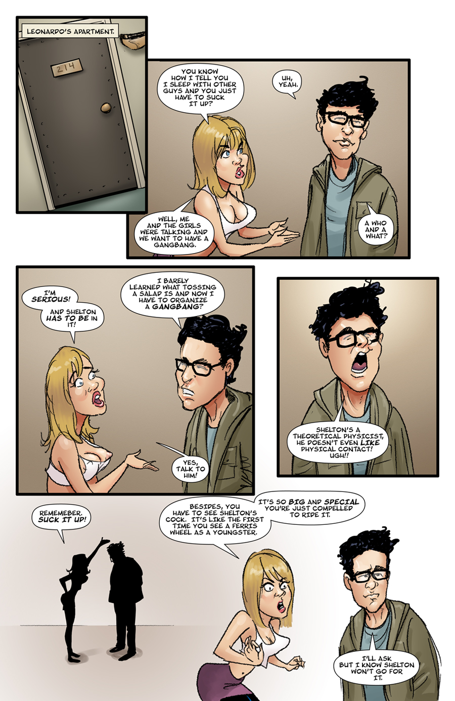 Big Bang Theory Porn Comics - Dirtycomics â€“ The Big Gang Bang Theory (Moose) â€¢ Free Porn Comics