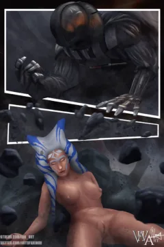 Ahsoka Down — Star Wars by WHArt_05