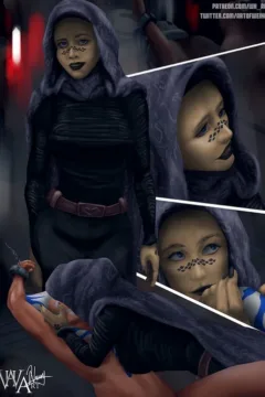 Ahsoka Down — Star Wars by WHArt_41