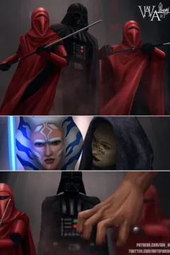 Ahsoka Down — Star Wars by WHArt_57