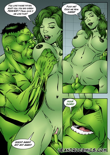Funny Hulk Porn - The Incredible Excited Hulk- Leandro (She-Hulk) â€¢ Free Porn Comics