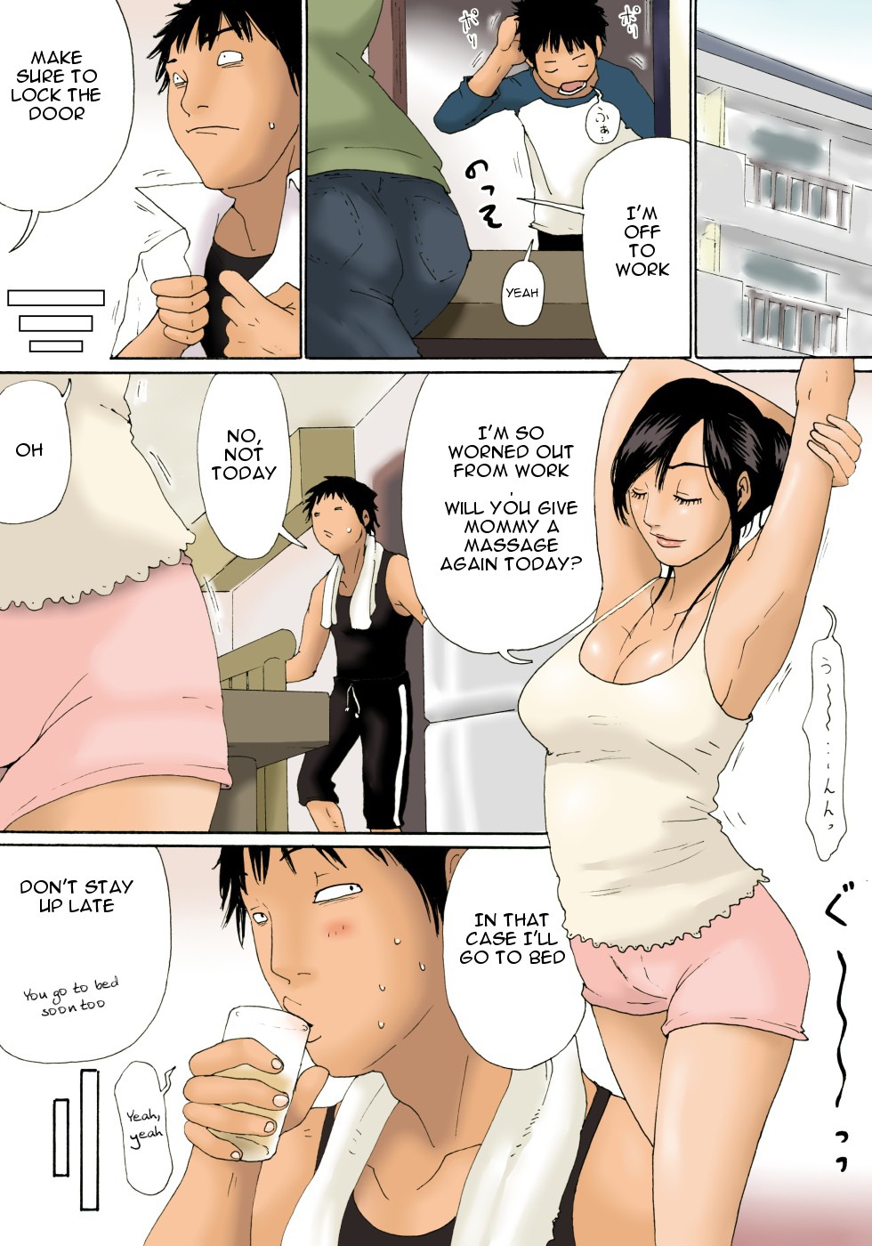 While Mom Sleeps - Kiyokawa Nijiko - While Mommy Is Sleeping 1 â€¢ Free Porn Comics