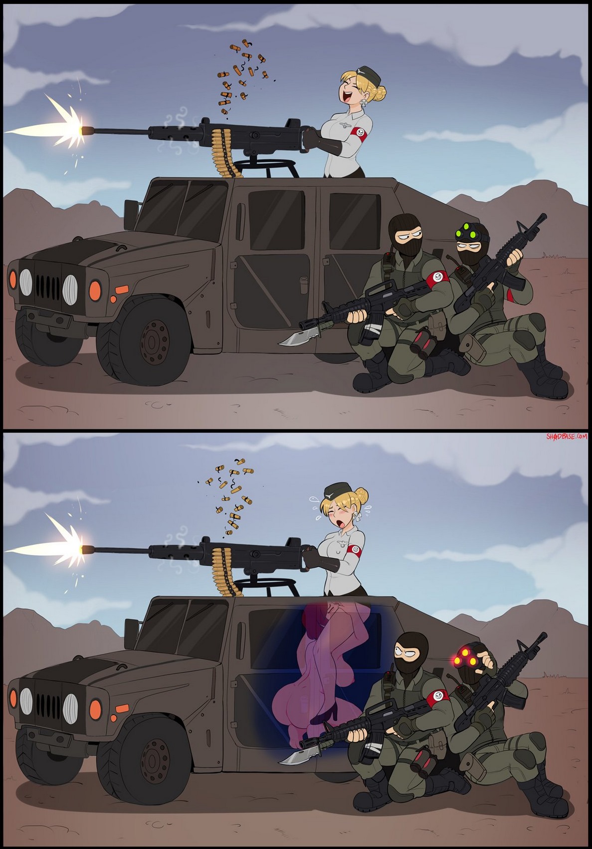 Shadbase military comic
