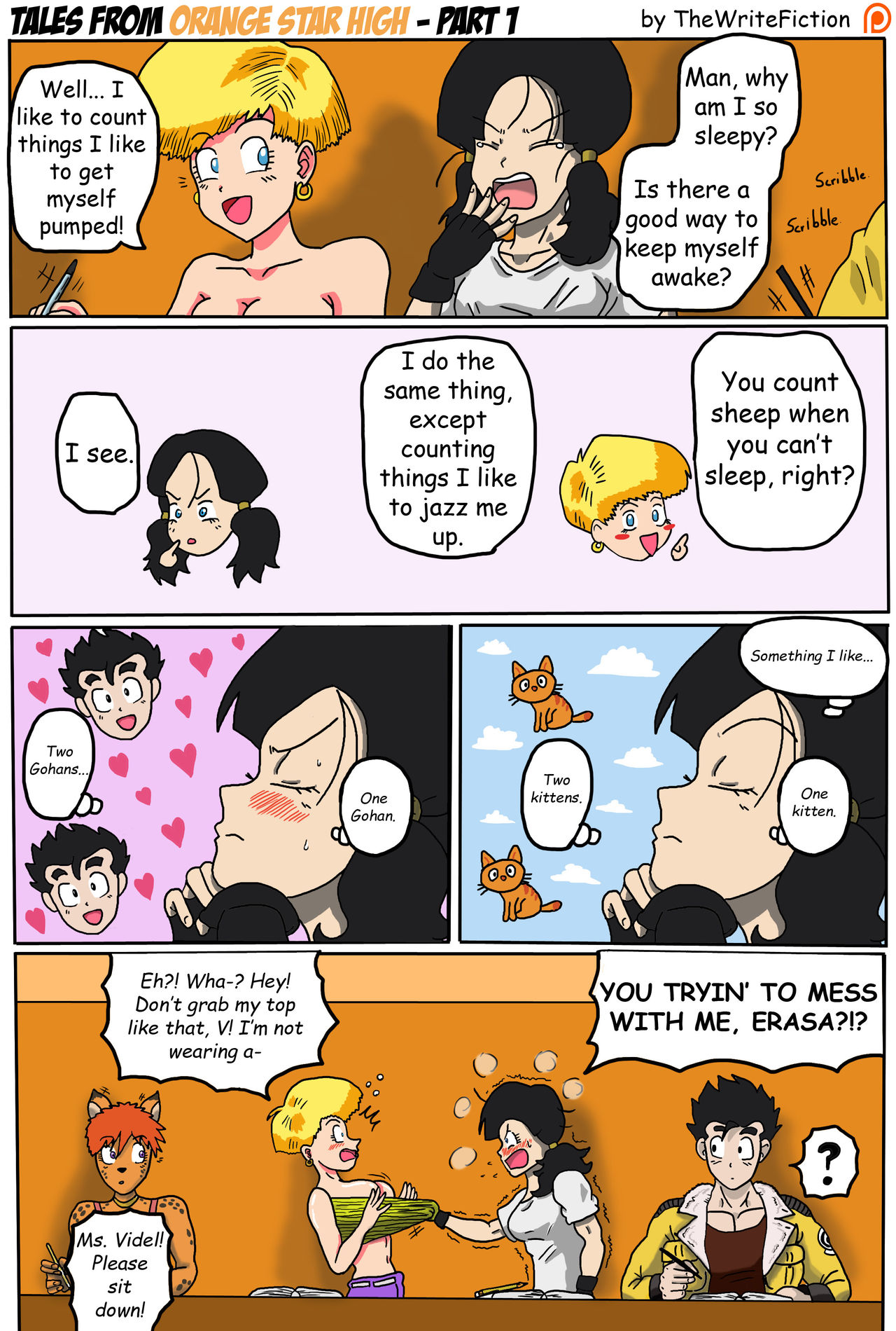 E h comic porno recientes Thewritefiction Gohan S First Date Dragon Ball Z Free Porn Comics