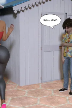 Poolside With Busty MILF (5)