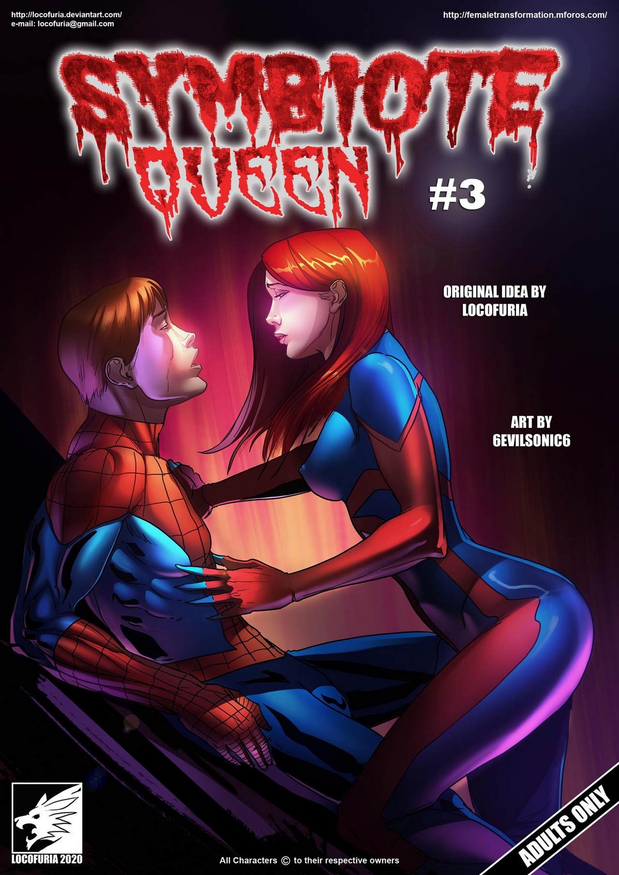 She Venom Transformation Porn - Locofuria] symbiote queen #3 â€¢ Free Porn Comics